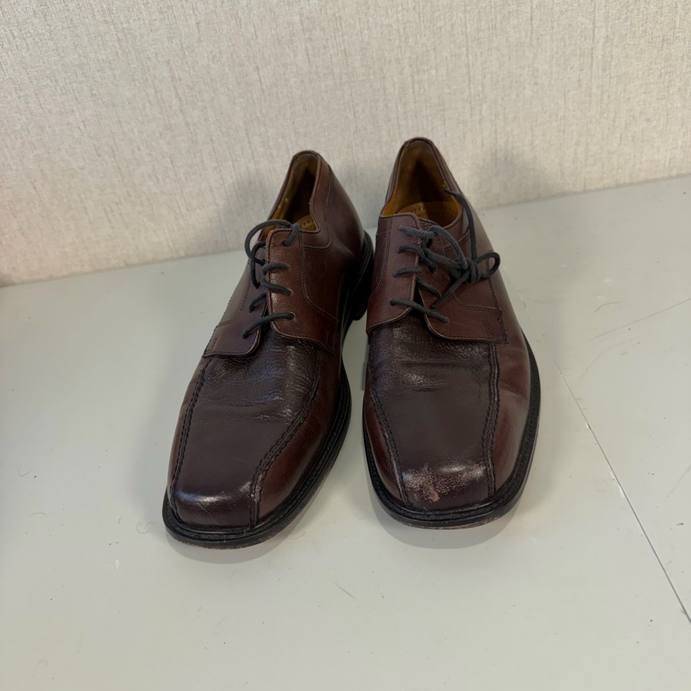Bostonian Dark‎ Brown Leather Oxfords - Picture 5 of 10